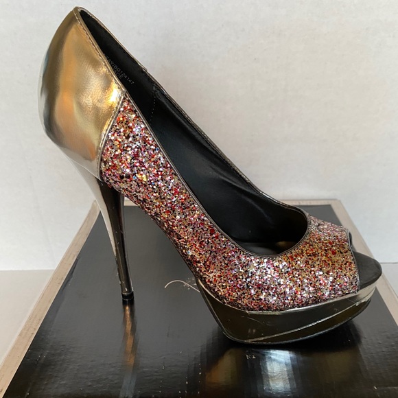Baby Phat Shoes - Baby Phat Multi glitter heels size 7.5
